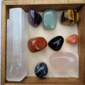 Reiki Chakra Crystal Boxed Gift Set 2 - Align, Relax, and Energize Your Practice